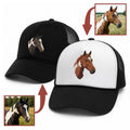 Gorra bordada con la imagen de tu caballo