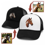 Gorra bordada con la imagen de tu caballo
