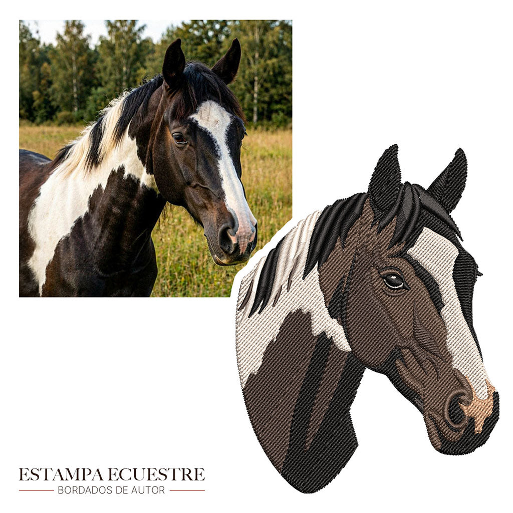 Gorra bordada con la imagen de tu caballo