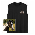 Musculosa Caballo Bordado