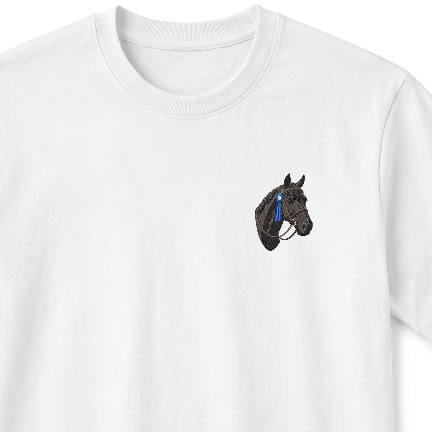 Remera Caballo Bordado