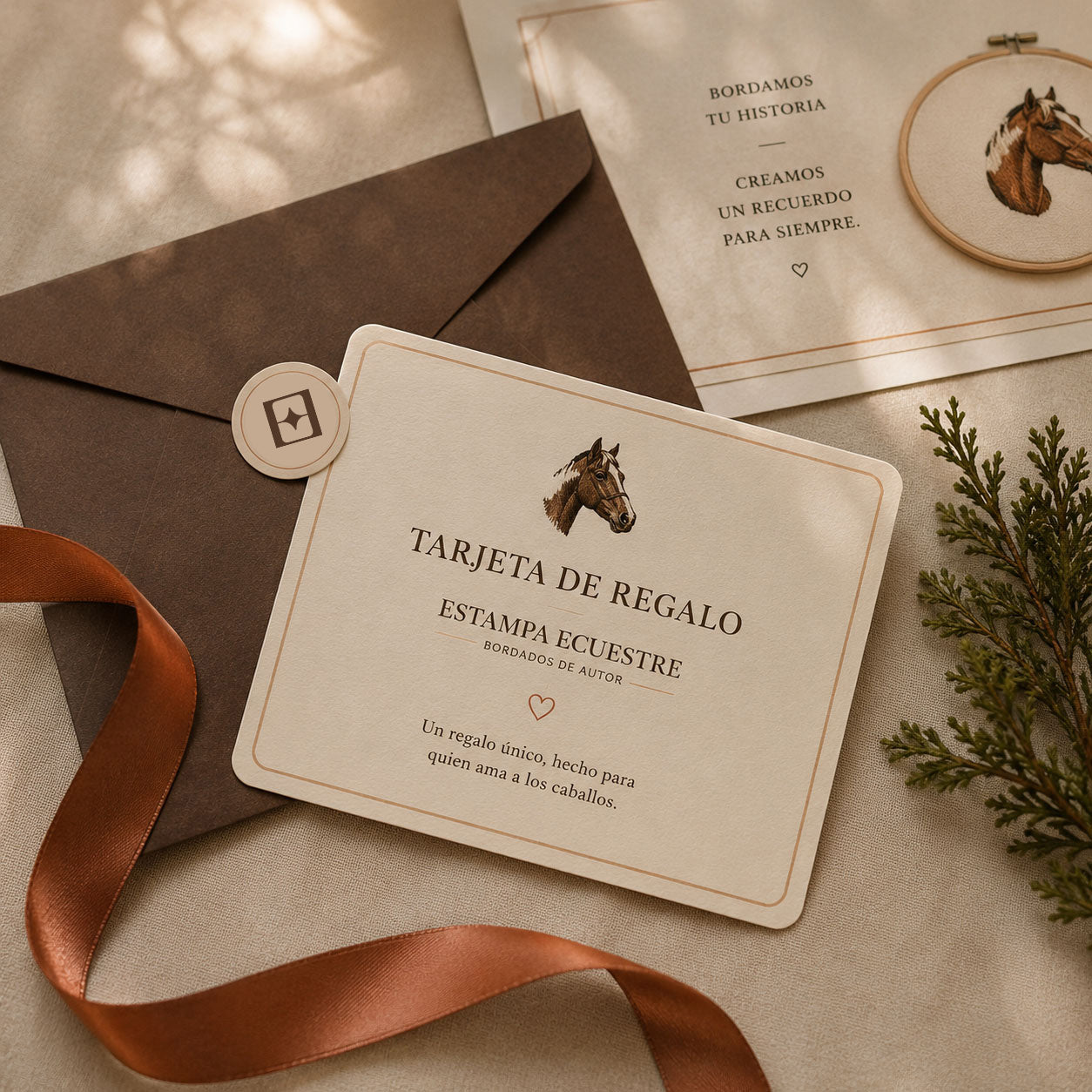 Tarjeta de Regalo Estampa Ecuestre